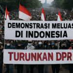 Demonstrasi Meluas di Indonesia dengan Tuntutan Turunkan DPR