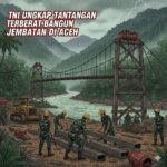 TNI Ungkap Tantangan Terberat Bangun Jembatan di Aceh