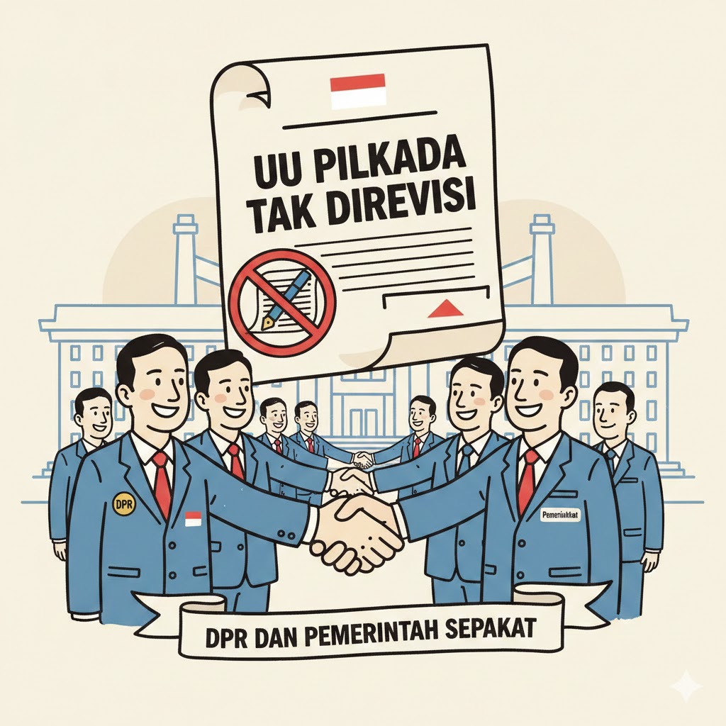 DPR dan Pemerintah Sepakat UU Pilkada Tak Direvisi
