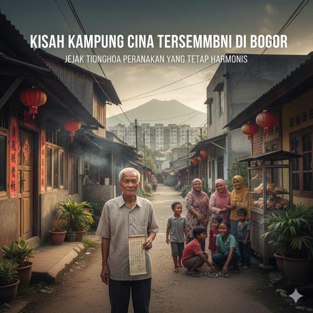 Suasana Kampung Cina Bogor di Tajurhalang yang menyimpan sejarah Tionghoa peranakan