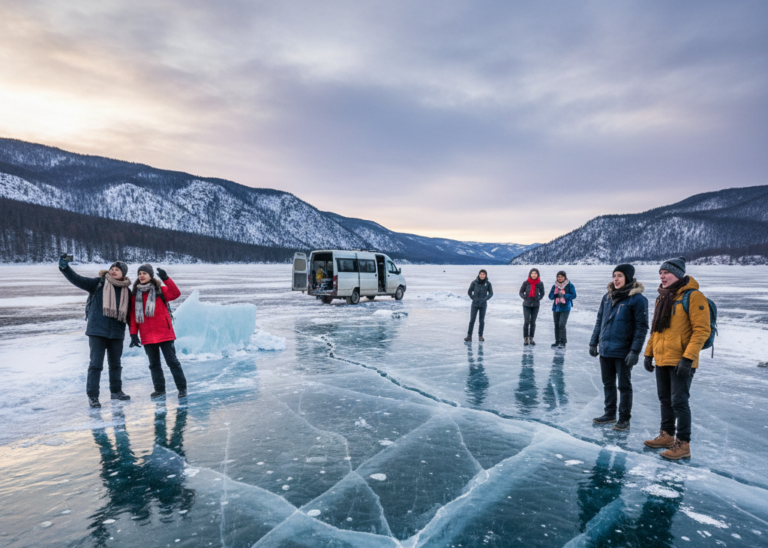 Turis tenggelam Danau Baikal setelah kendaraan jatuh ke celah es