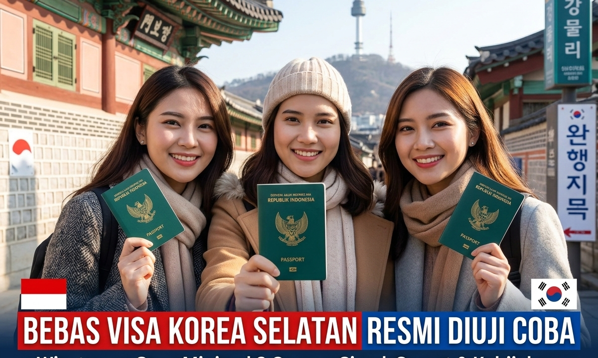 Bebas Visa Korea Selatan untuk WNI minimal 3 orang dalam satu grup