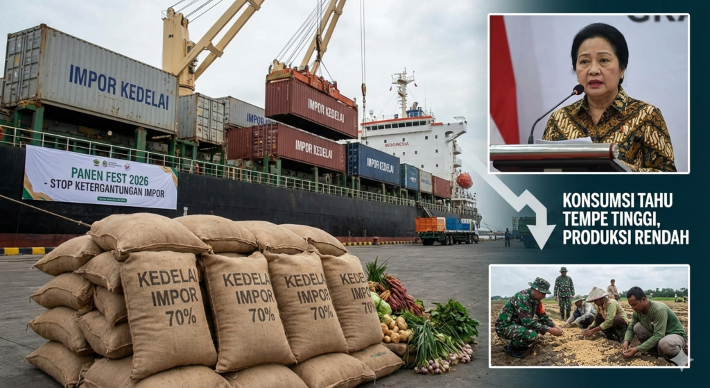 Impor kedelai Indonesia mencapai 70 persen meski masyarakat konsumsi tahu dan tempe setiap hari