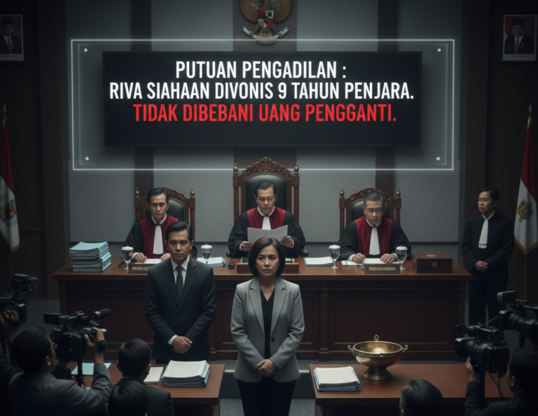 Riva Siahaan uang pengganti dalam putusan kasus korupsi minyak mentah Pertamina