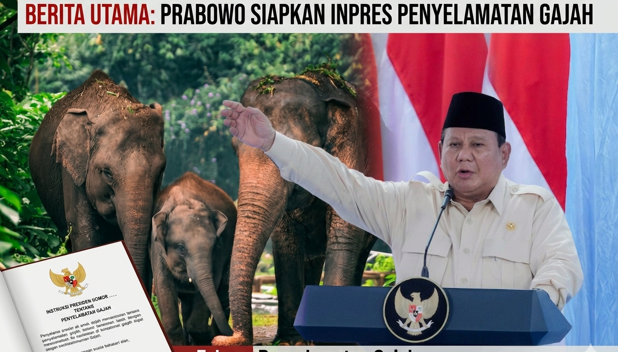 inpres penyelamatan gajah oleh pemerintah indonesia