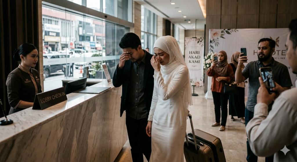 calon pengantin check-in hotel sepekan sebelum akad viral di media sosial