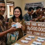 THR wisata desa Rp500 ribu dibagikan kepada warga