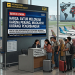 harga avtur melonjak akibat konflik global memengaruhi maskapai