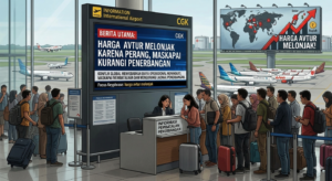 harga avtur melonjak akibat konflik global memengaruhi maskapai