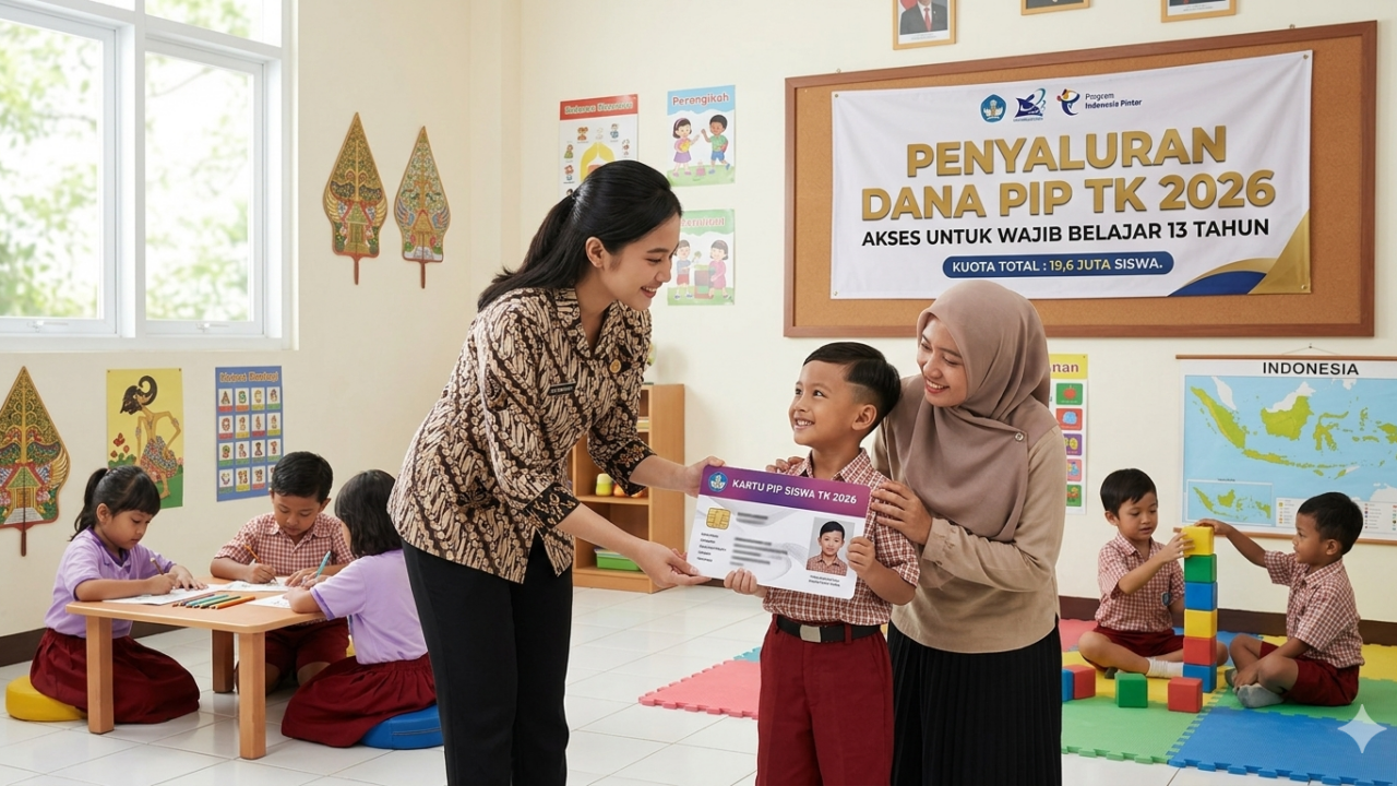 Penyaluran dana PIP untuk siswa TK tahun 2026