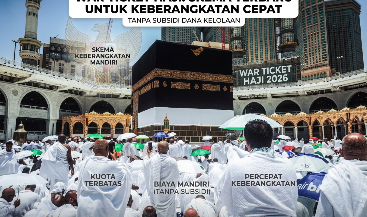 Pengumuman Skema War Ticket Haji tanpa subsidi dana kelolaan