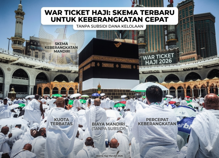 Pengumuman Skema War Ticket Haji tanpa subsidi dana kelolaan