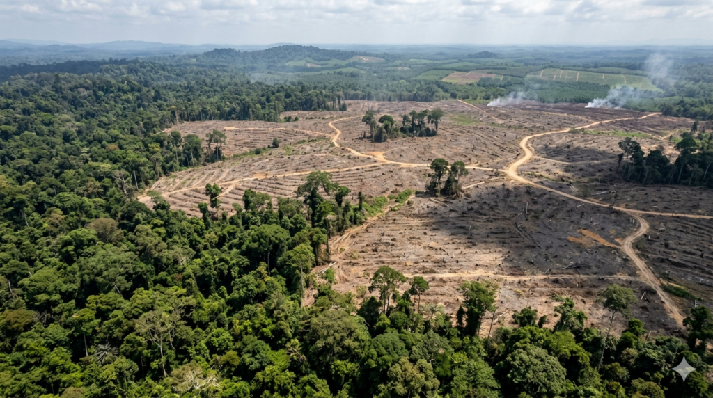 Dampak Deforestasi di Indonesia dan pembukaan lahan hutan 2025