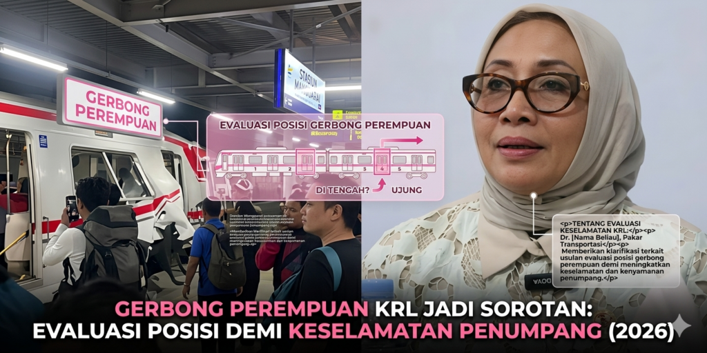 Gerbong perempuan KRL menjadi sorotan setelah usulan evaluasi posisi gerbong