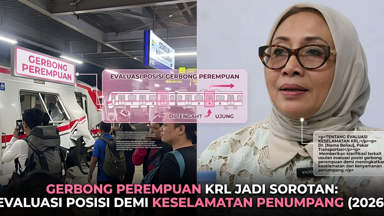Gerbong perempuan KRL menjadi sorotan setelah usulan evaluasi posisi gerbong
