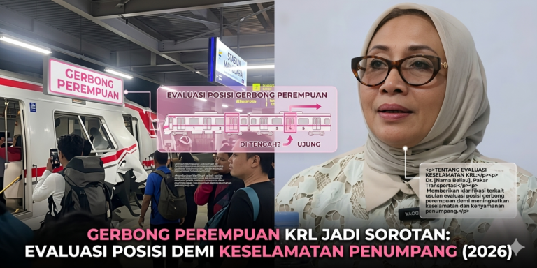 Gerbong perempuan KRL menjadi sorotan setelah usulan evaluasi posisi gerbong