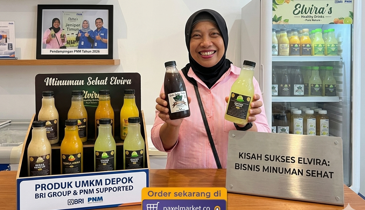 Kisah sukses Elvira membangun Bisnis Minuman Sehat dari rumah