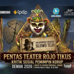 Poster pentas teater Rojo Tikus Teater Lingkar dan Sujiwo Tejo