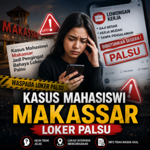 Kasus Mahasiswi Makassar dan bahaya loker palsu di media sosial