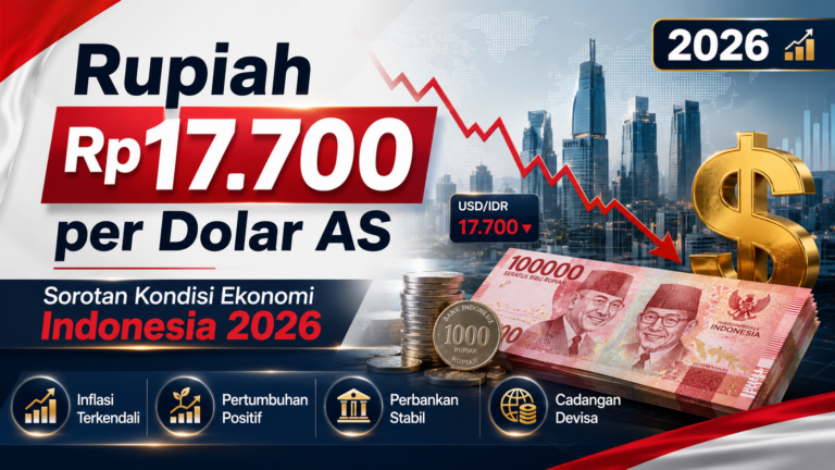 Rupiah Rp17.700 per dolar AS dan kondisi ekonomi Indonesia 2026