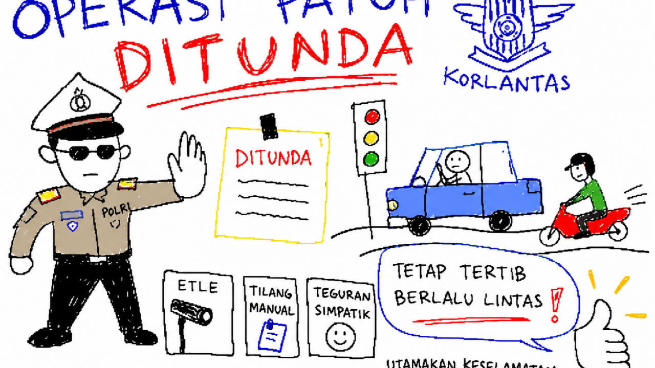 Operasi Patuh ditunda Korlantas ajak masyarakat tertib berlalu lintas