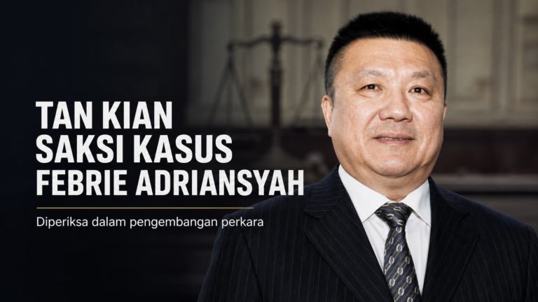 Tan Kian saksi kasus Febrie Adriansyah dalam pemeriksaan polisi
