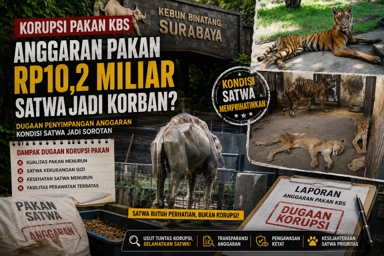 Kasus korupsi pakan KBS dan kondisi satwa Kebun Binatang Surabaya