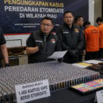 Bareskrim tangkap kurir narkoba di Riau dan sita 1.400 vape etomidate