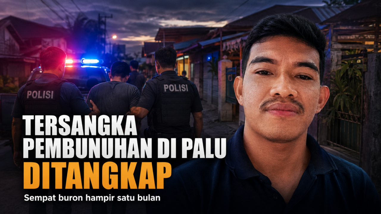 Tersangka pembunuhan di Palu ditangkap setelah sebulan buron
