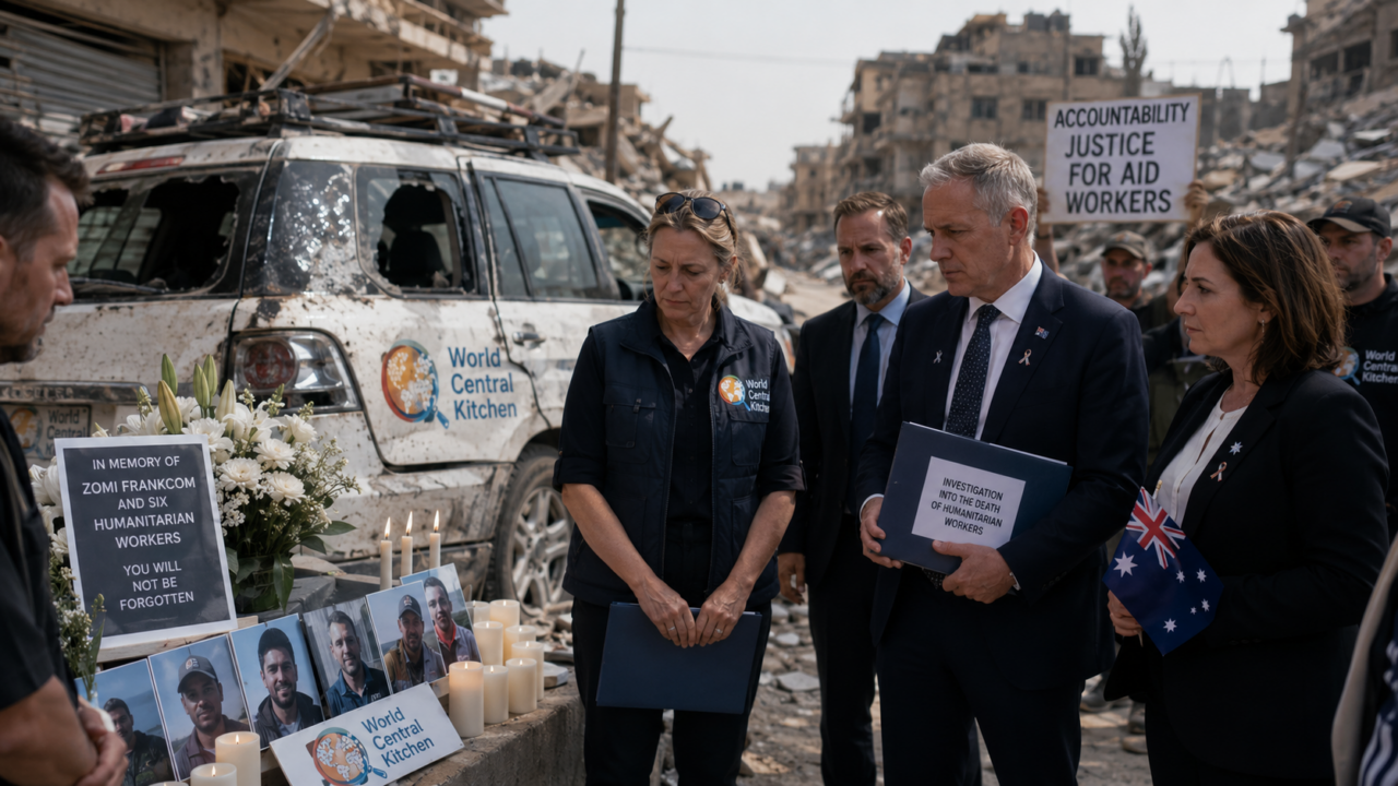 Penyelidikan Zomi Frankcom dihentikan Israel dan memicu protes Australia