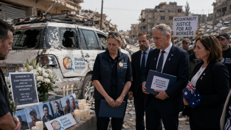 Penyelidikan Zomi Frankcom dihentikan Israel dan memicu protes Australia