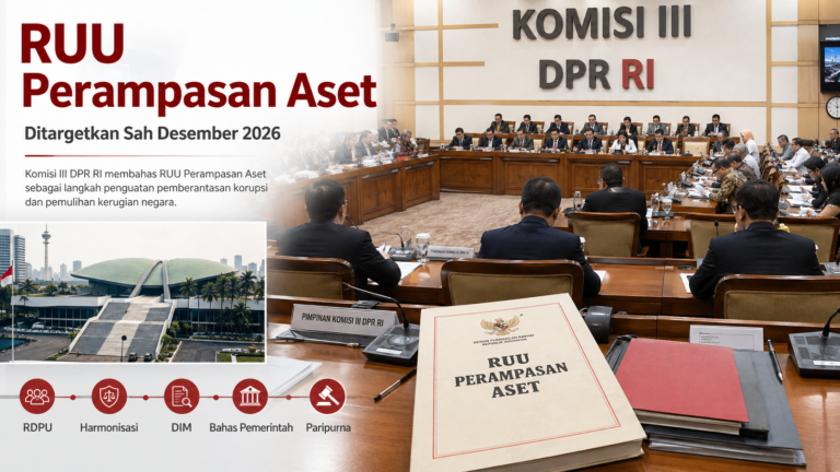 RUU Perampasan Aset ditargetkan sah Desember 2026