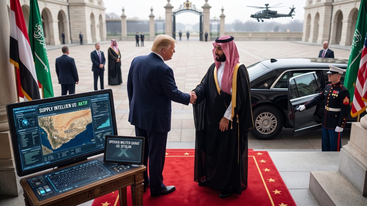 Donald Trump tolak serang Houthi dan janjikan intelijen ke Arab Saudi